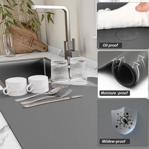 HotLive drying mat absorbent nanofibers speed up air drying and stain hiding