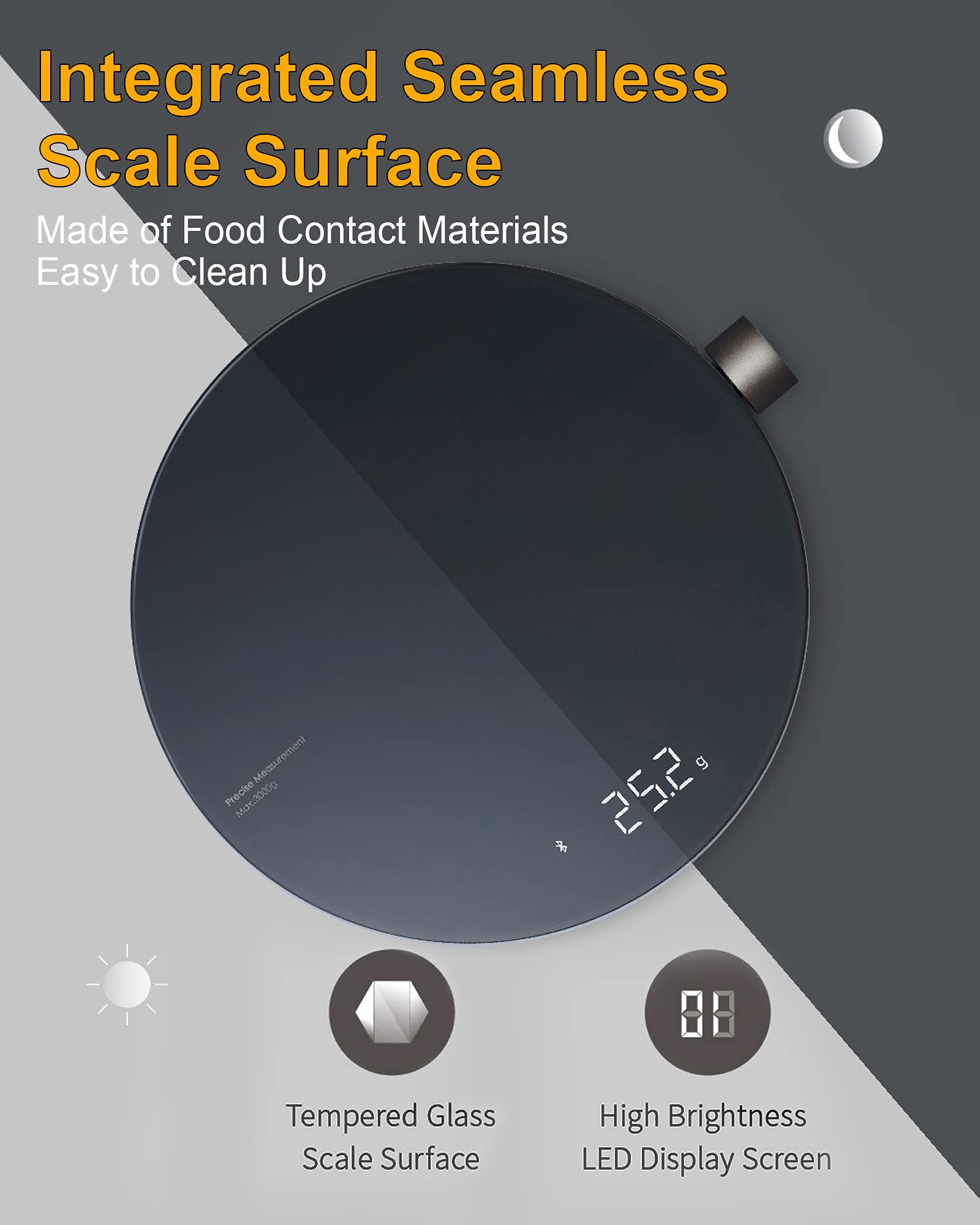 HOTO Smart Food Scale integrates with Mijia app for tracking brews.