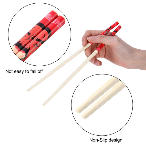 Hotop chopsticks measure 24 cm for balanced, easy handling
