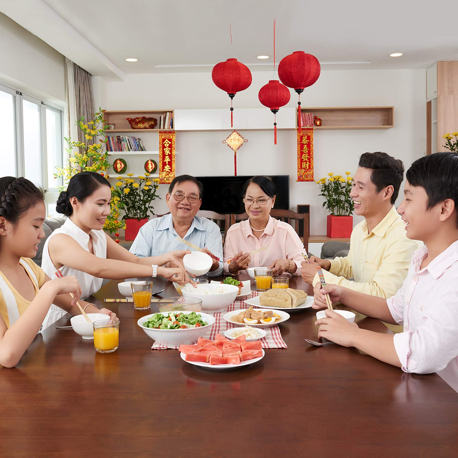 Hotop durable bamboo chopsticks for daily use and gifting
