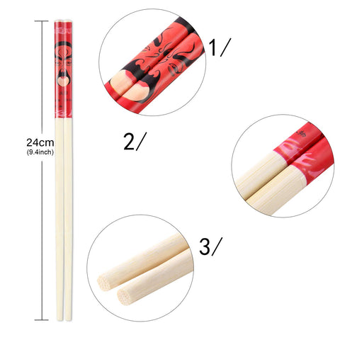 Hotop natural bamboo finish is non-toxic and burr-free for safe use