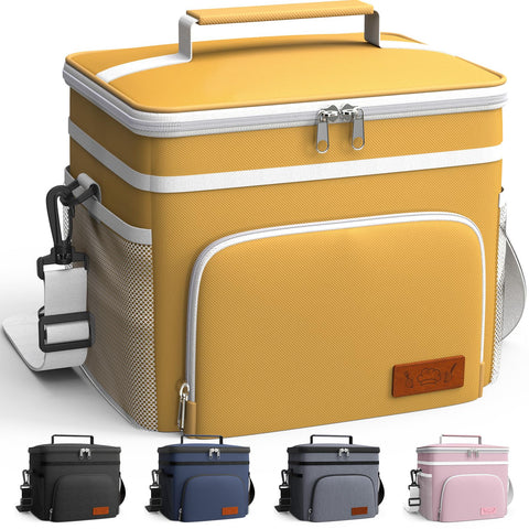 HOTOR insulated lunch box with 3-layer insulation for lasting temperature control.
