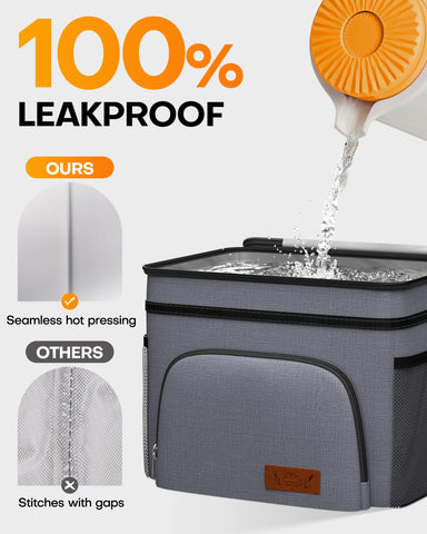 HOTOR lunch bag adjustable shoulder strap offers comfortable daily carry