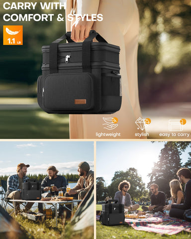 HOTOR lunch box dimensions fit in bags for everyday use.