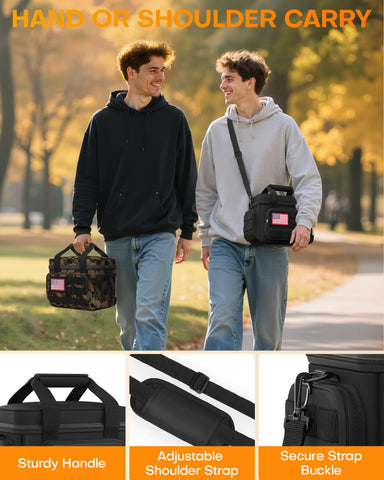 HOTOR lunch box molle webbing for attaching gear and accessories