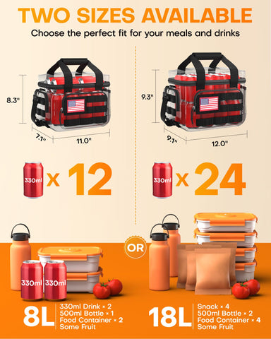 HOTOR lunch box water resistant Oxford fabric protecting contents outdoors