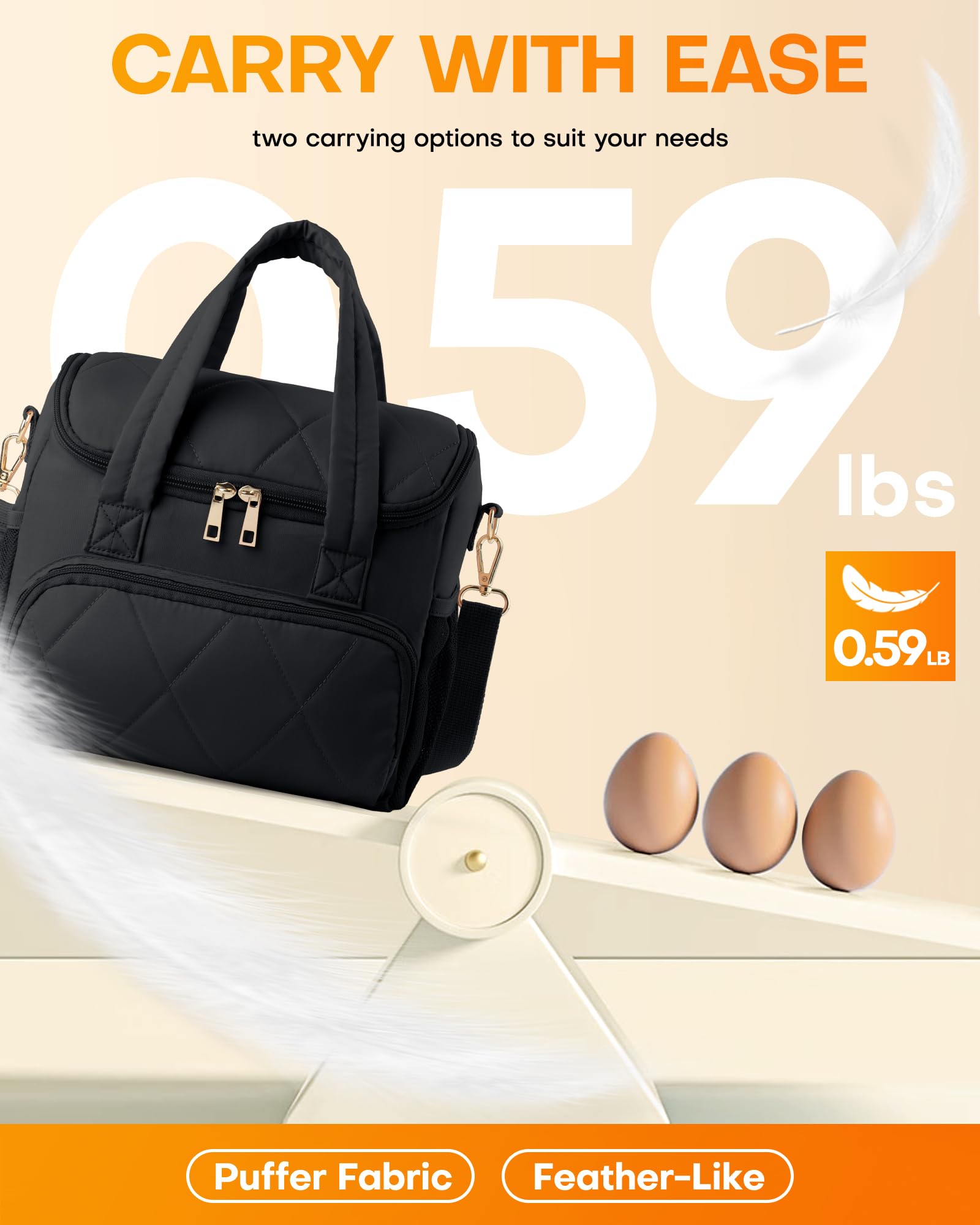HOTOR cushioned handles provide comfortable grip during daily commutes.