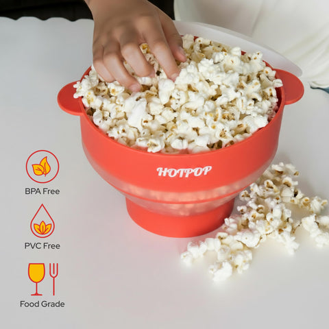 Generous 15-cup capacity for family movie night.