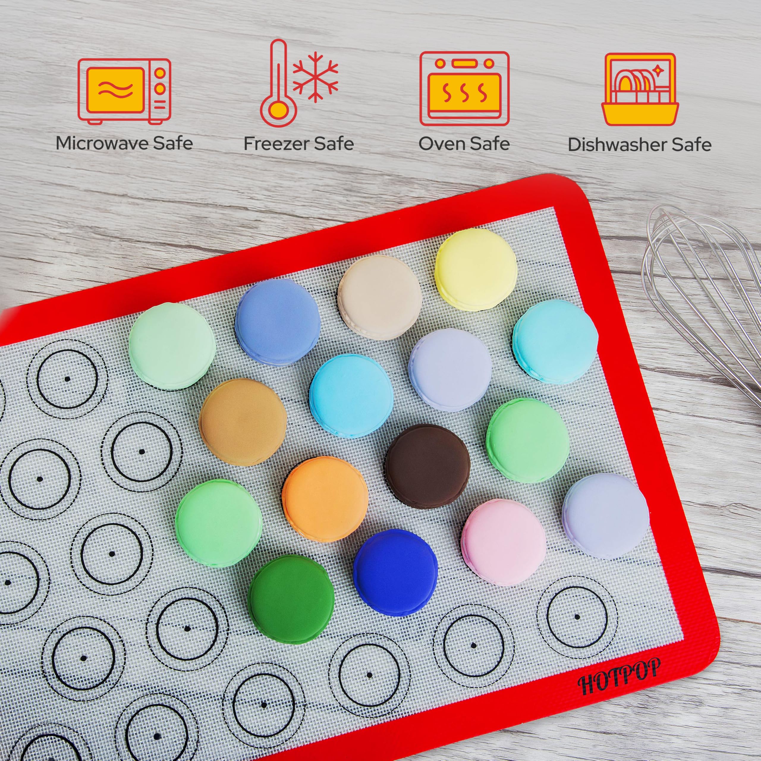HOTPOP durable mats endure daily baking sessions with reliable performance.