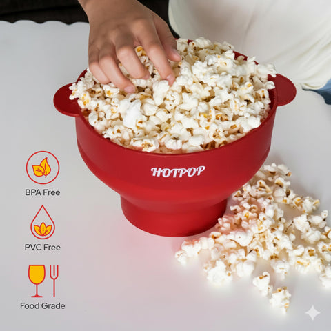Family-friendly movie night with HotPop popcorn as a snack