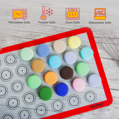HOTPOP oven and freezer-safe silicone mats for versatile kitchen use