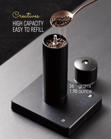 HOTQILIN versatile-spice capability highlights grinding cumin, chili, fennel with a rugged metal body.