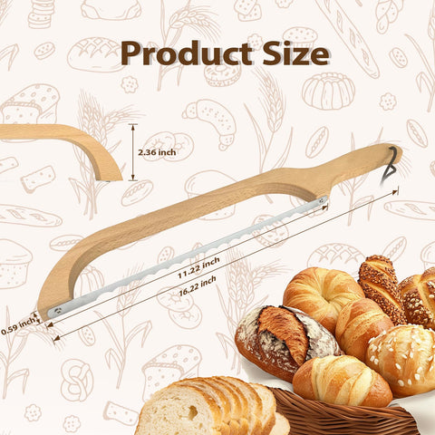 HOTTOR sourdough slicer professional-design includes screwdriver for blade maintenance.