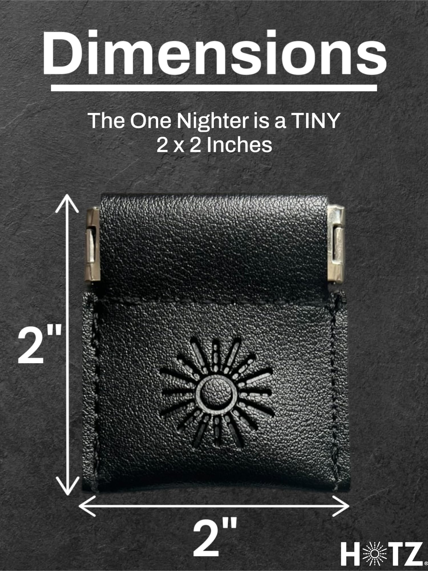 HOTZ Zyn Holder daily carry keeps pouches protected in a slim case.