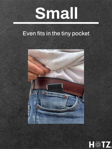 HOTZ Zyn Holder fits seven pouches, ideal for on-the-go snus users.