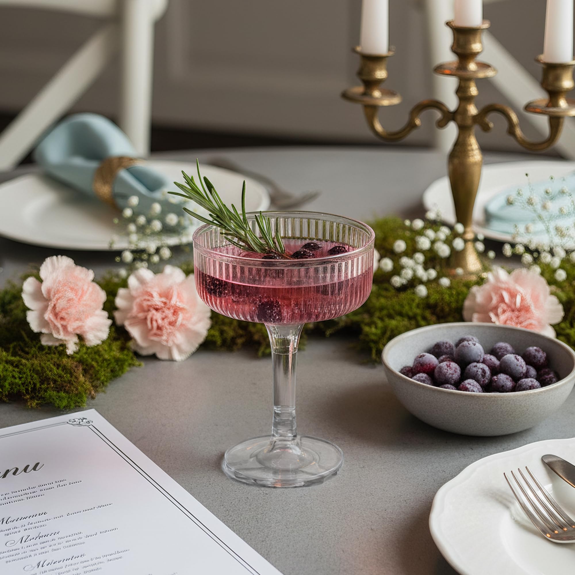 Houmury reusable-disposable glasses balance reuse with easy cleanup.