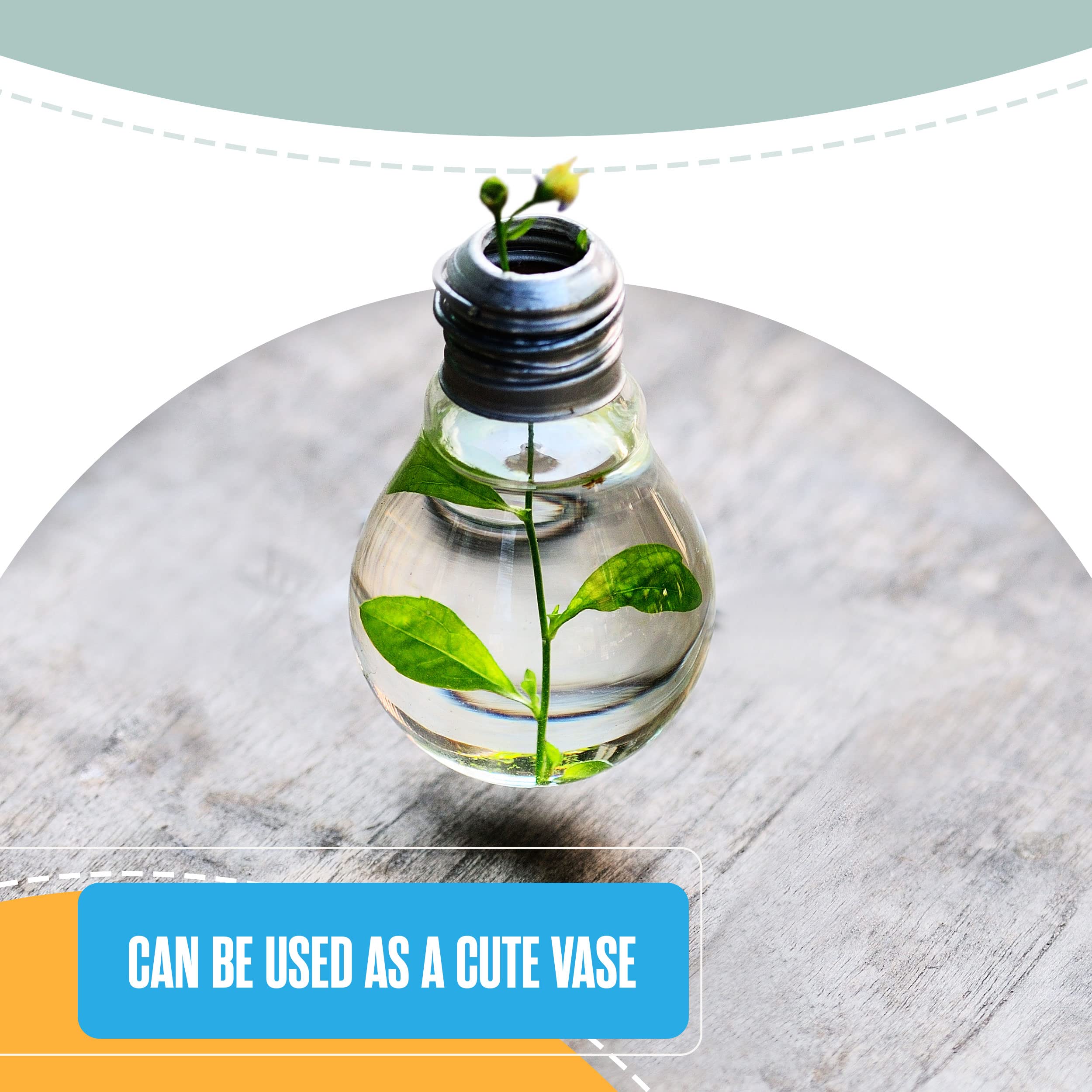 Houseables snow-globe lightbulb decorative accent