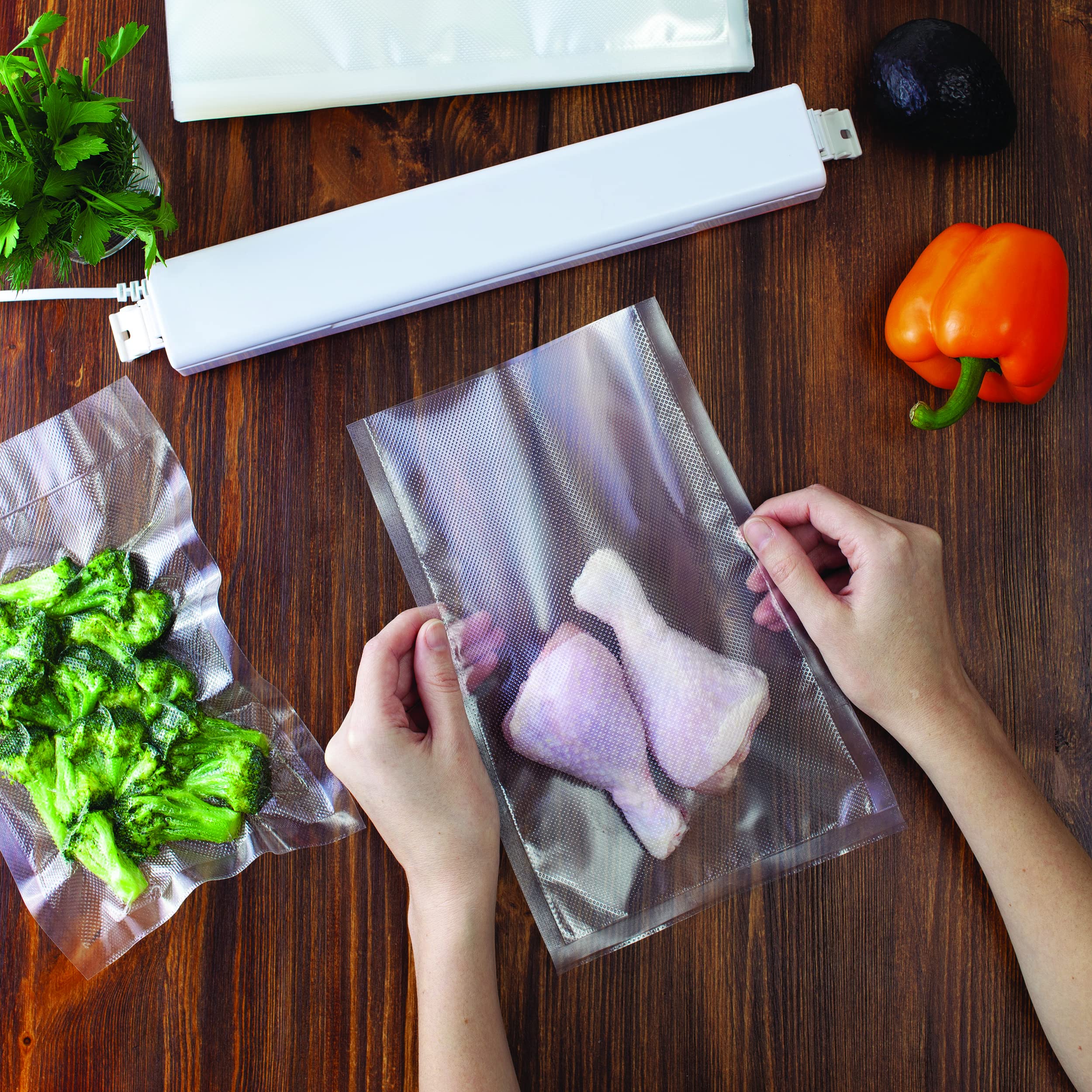 Houseables bags are compatible with most vacuum machines for easy use.