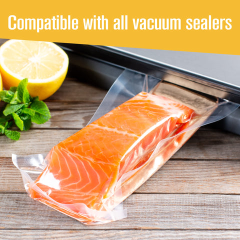 Houseables vacuum sealer bag is reusable and resealable for cost savings.