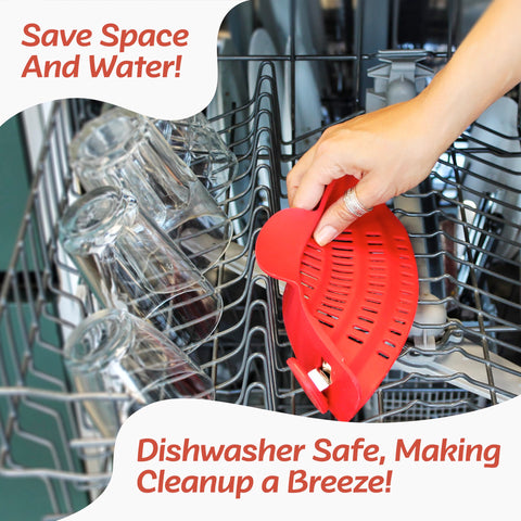 Houseify Perfect Pasta Pal great for rinsing fruits or draining vegetables.