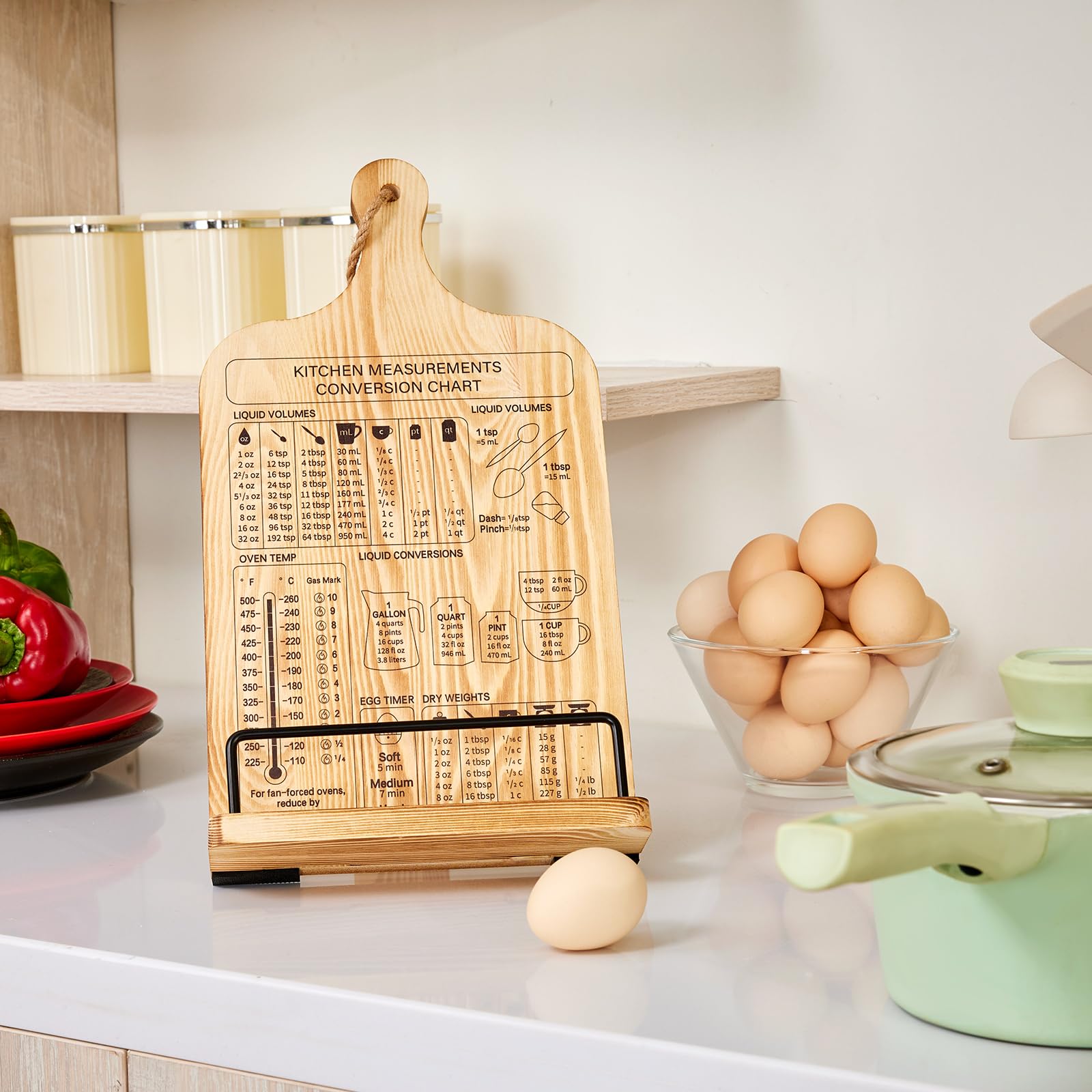 HouseJoy foldable easel design stores compactly after cooking.