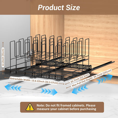 Housolution eight adjustable dividers maximize layout flexibility for various sizes.