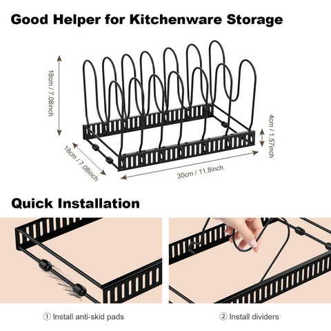 Housolution cabinet or countertop stand fits in any kitchen.