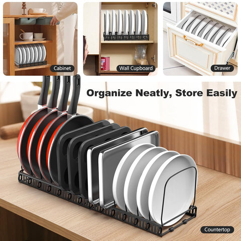 Housolution sturdy-iron-construction supports heavy pots without deformation.