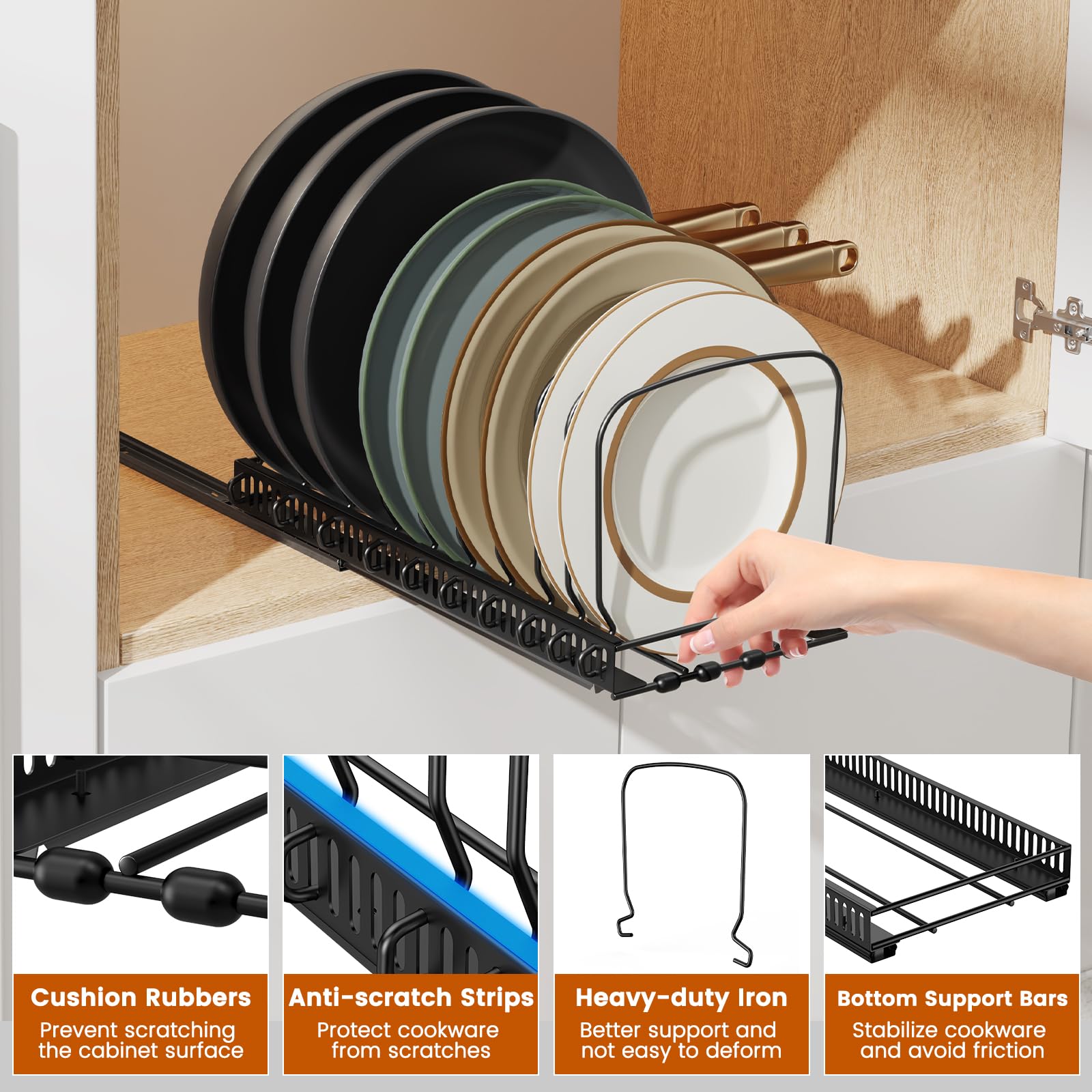 Housolution two installation methods provide flexible mounting options