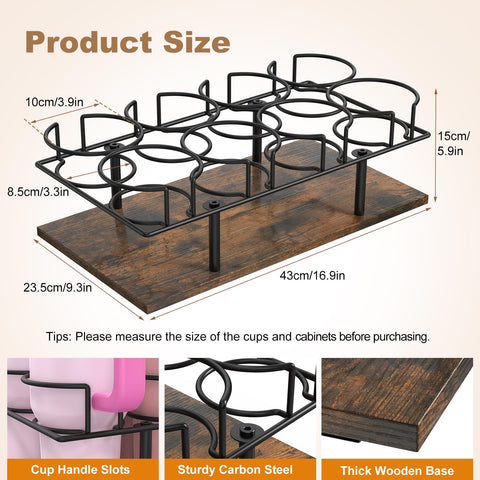 Housolution wooden base delivers stable support and reduces wobble.