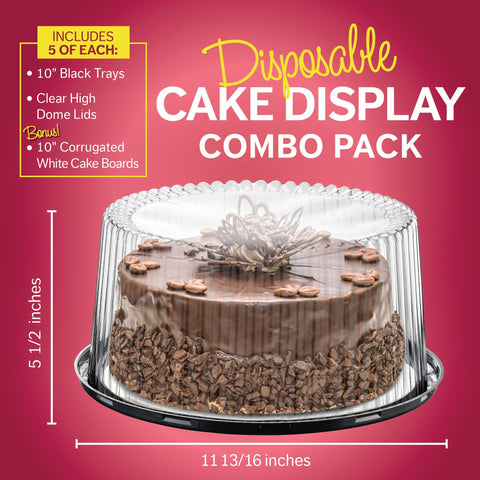 Houzzkingz 10inch cake board white supports heavy layers with crisp presentation