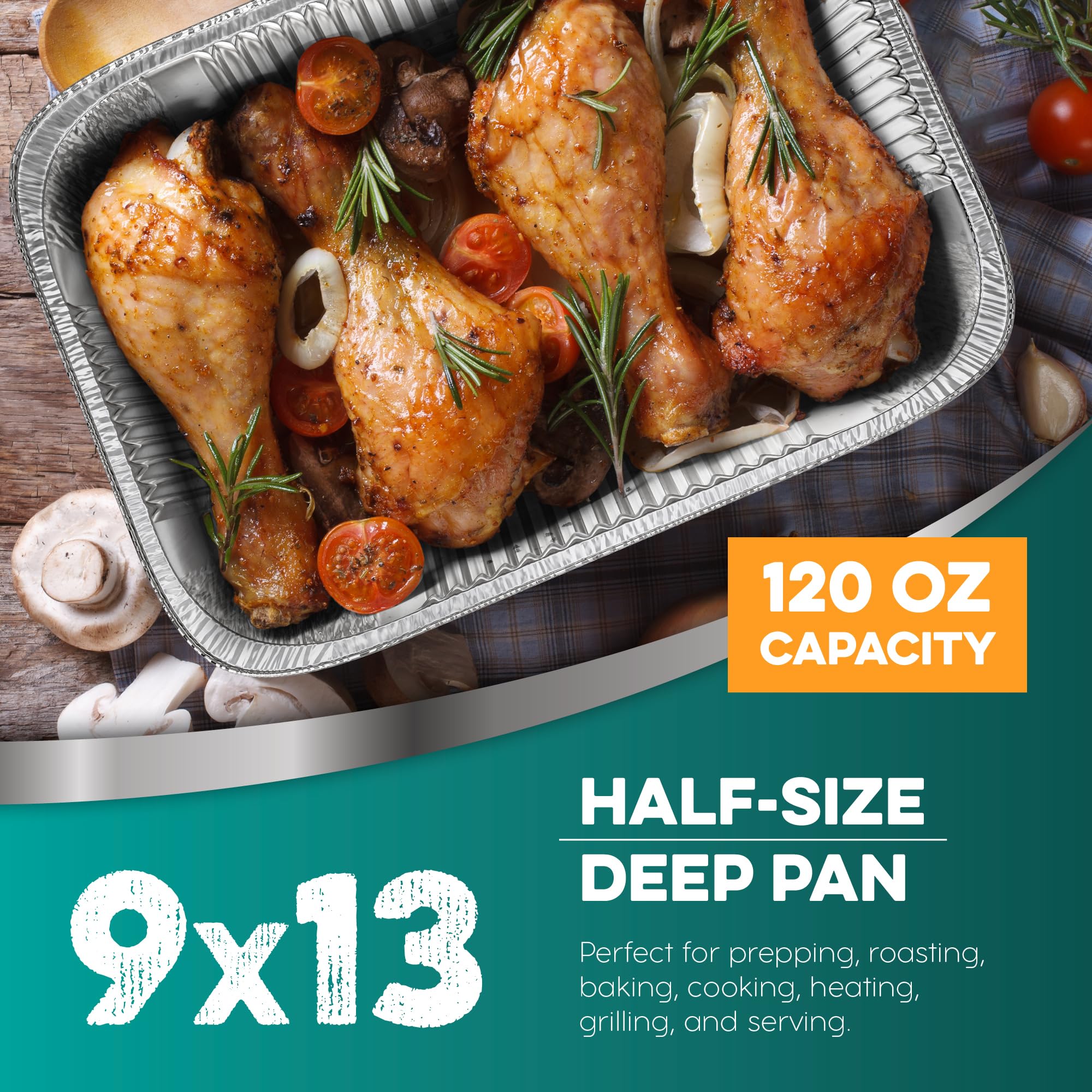HOUZZKINGZ lightweight trays reduce cleanup time after events.