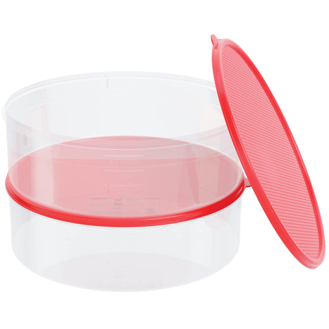 Houzzkingz large round container 10.5-inch for baked goods.
