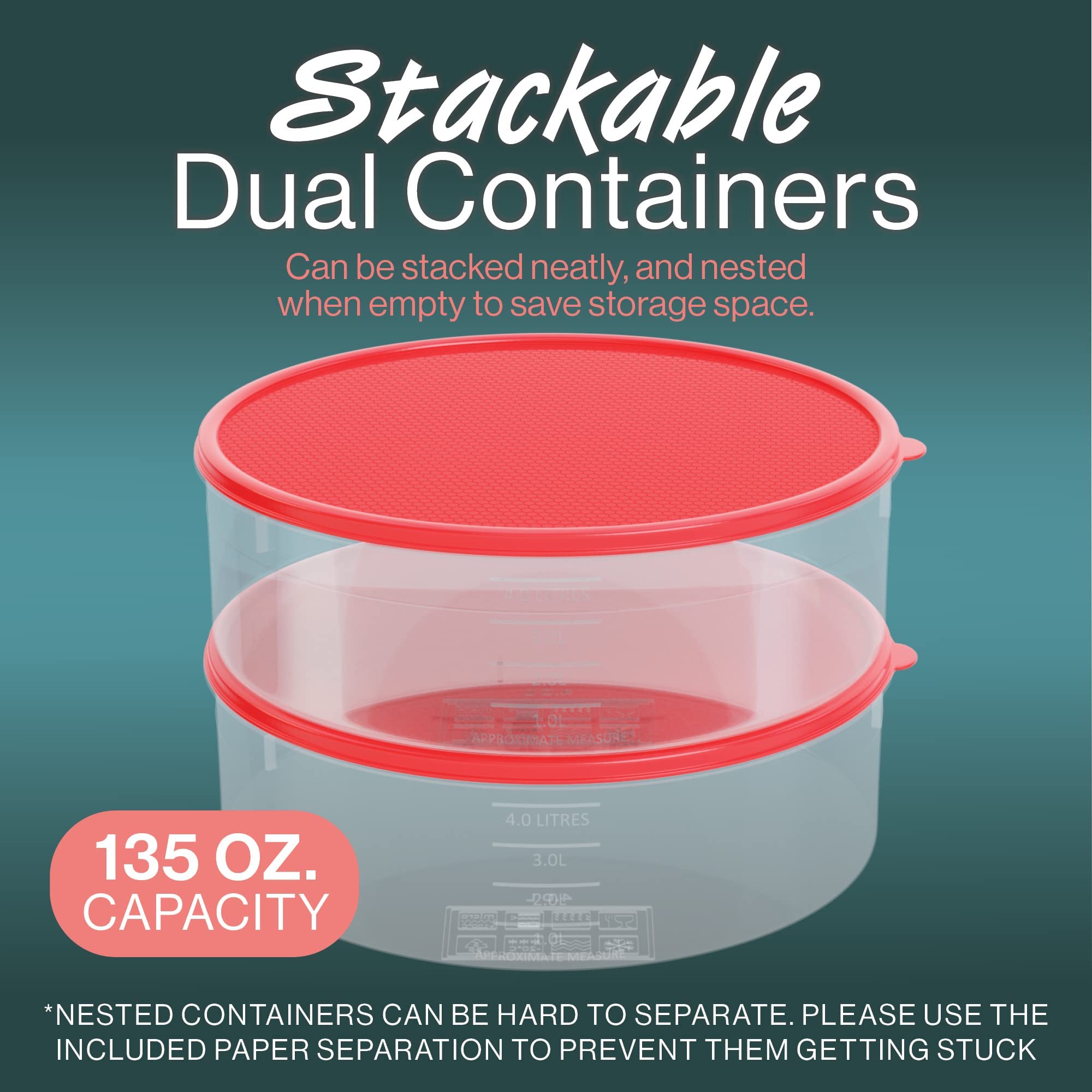 Houzzkingz multipurpose container for pies, cakes, and cookies.