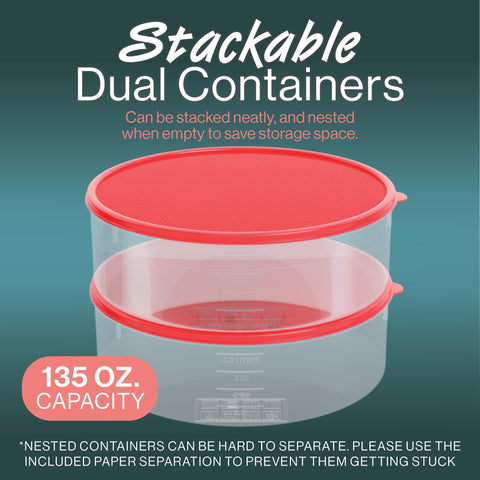 Houzzkingz multipurpose container for pies, cakes, and cookies.