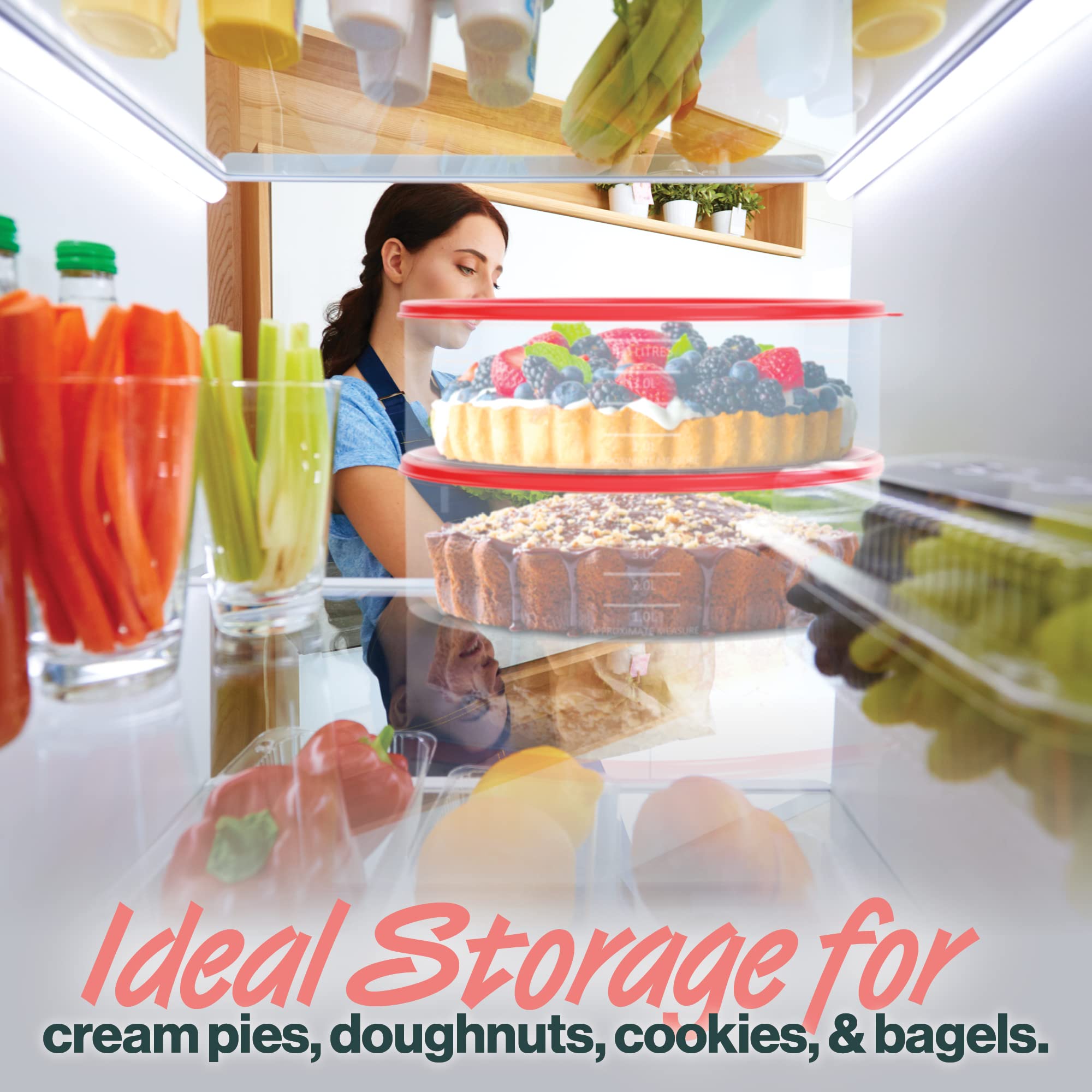 Houzzkingz transport container keeps baked goods intact during travel.
