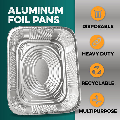 HOUZZKINGZ half-size pans simplify steam table catering setups.