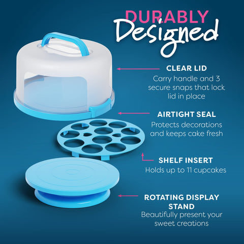 Houzzkingz USA locking lid and collapsible handles secure transport