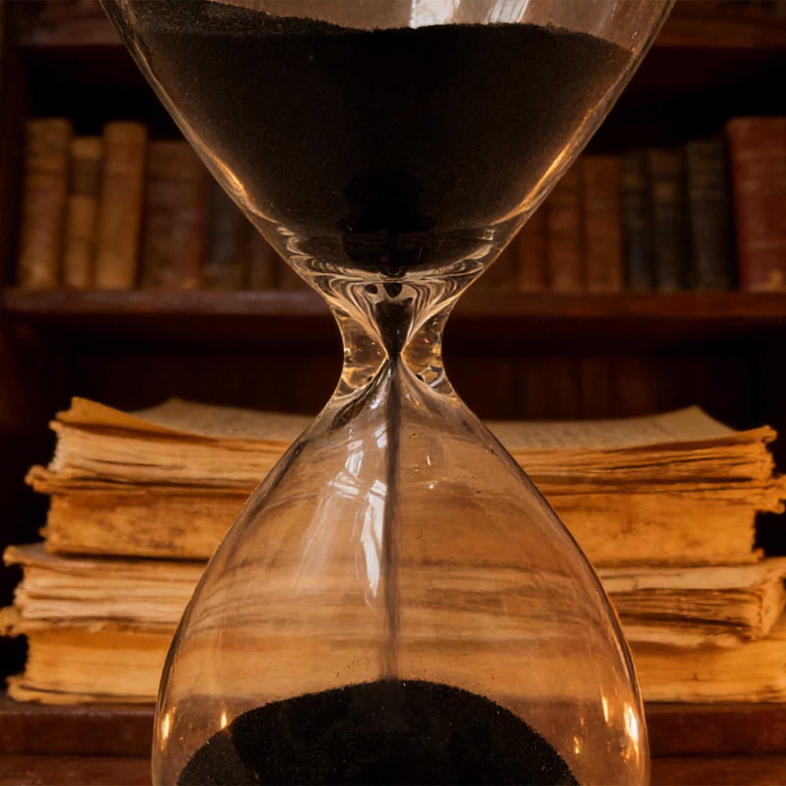 HoveBeaty 15min sand flow captured mid-pour for steady pacing.