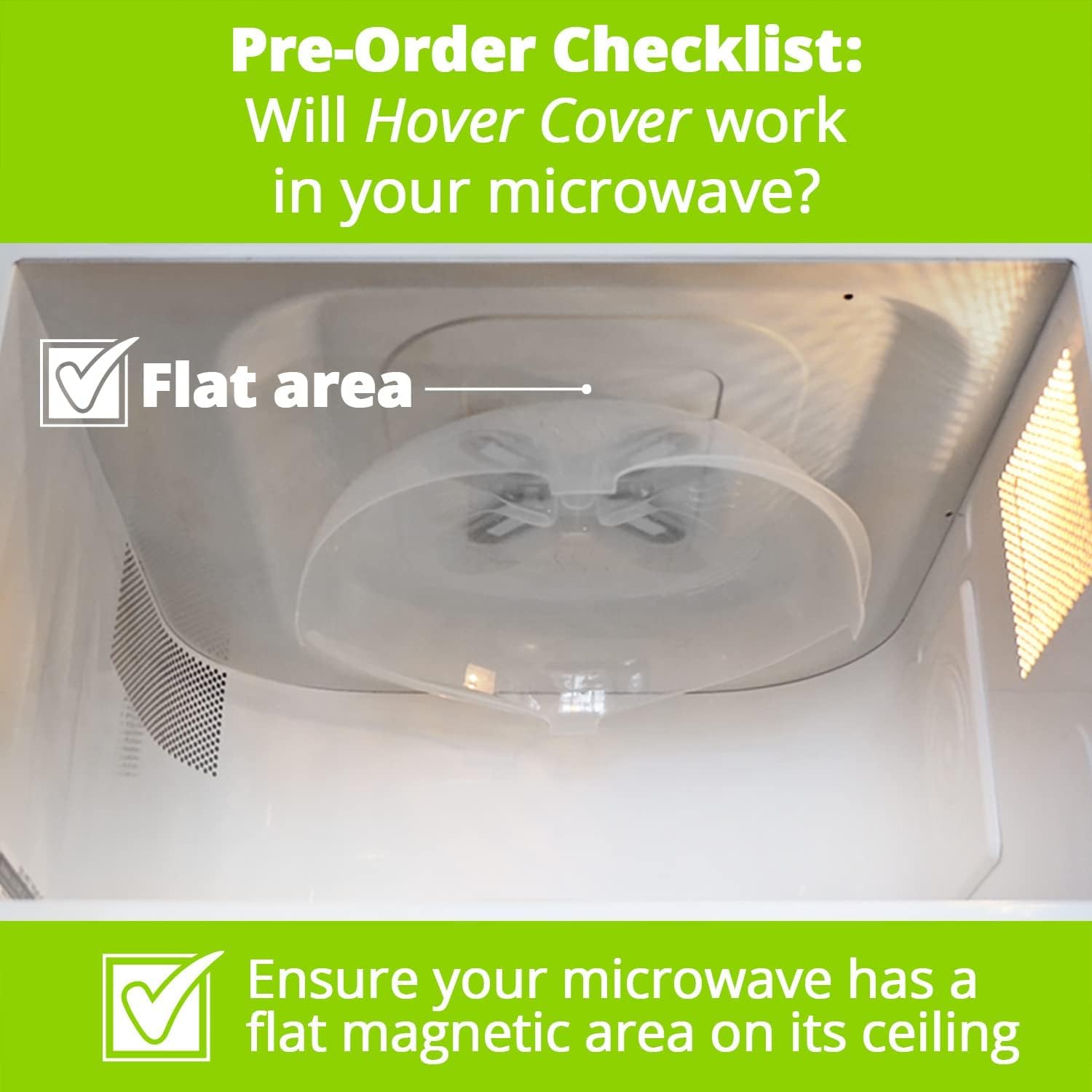 Hover Cover BPA-free durable material suitable for daily microwave use