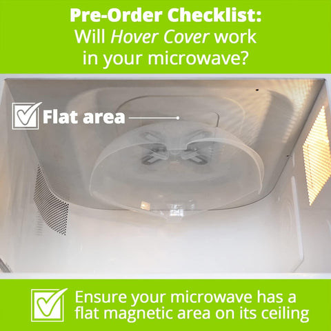 Hover Cover BPA-free durable material suitable for daily microwave use