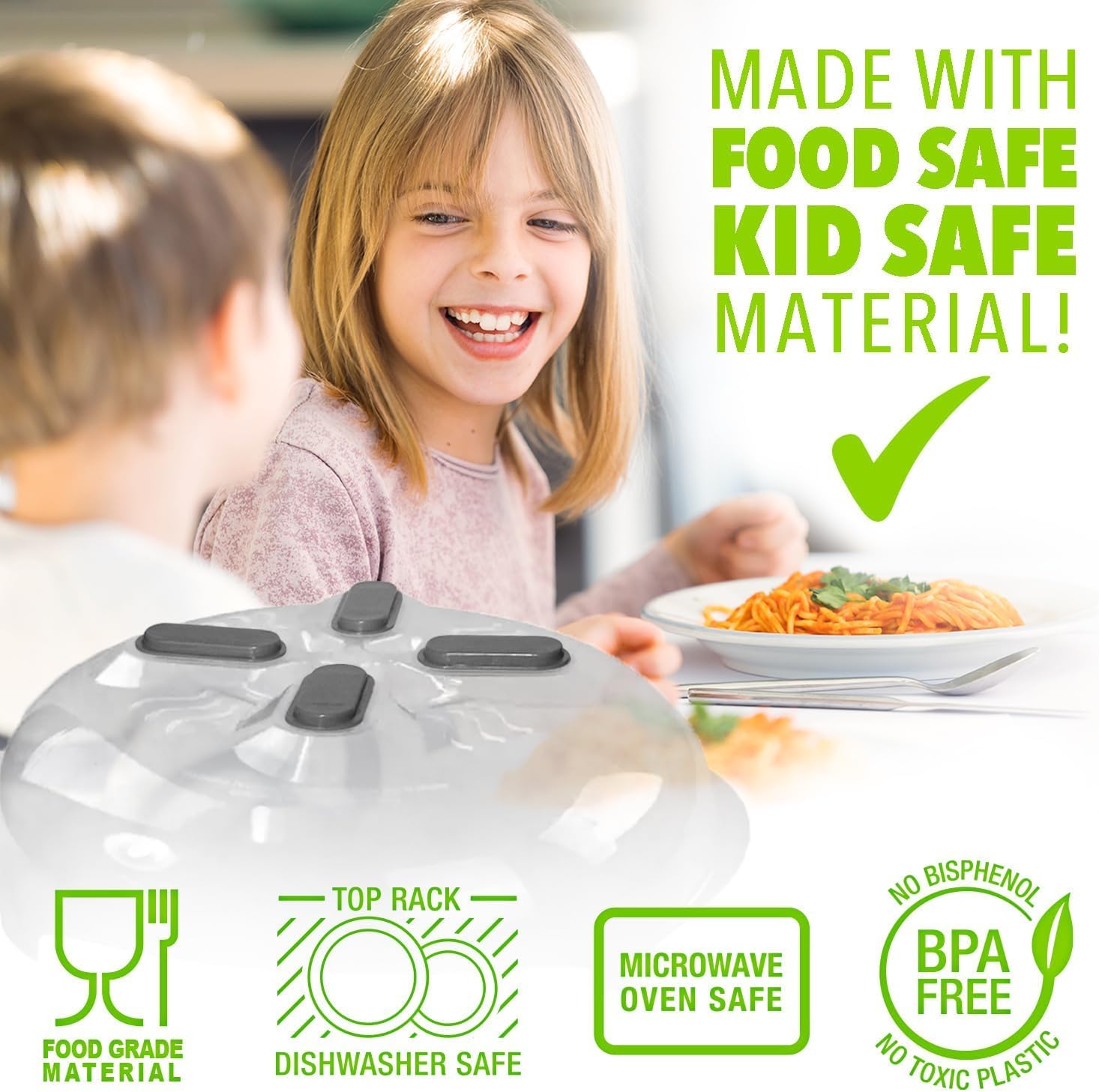 Hover Cover compatibility with a wide range of microwaves.