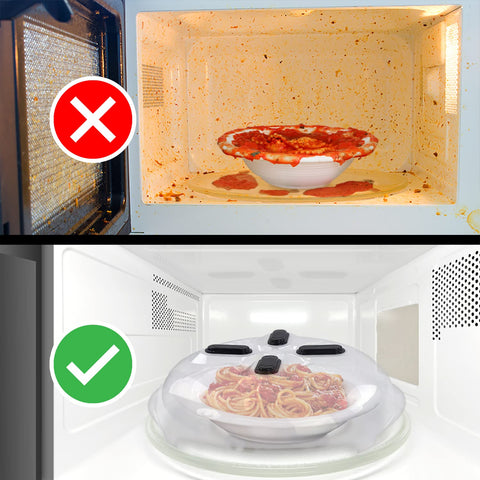 Hover Cover dishwasher-safe lid makes cleaning quick and easy