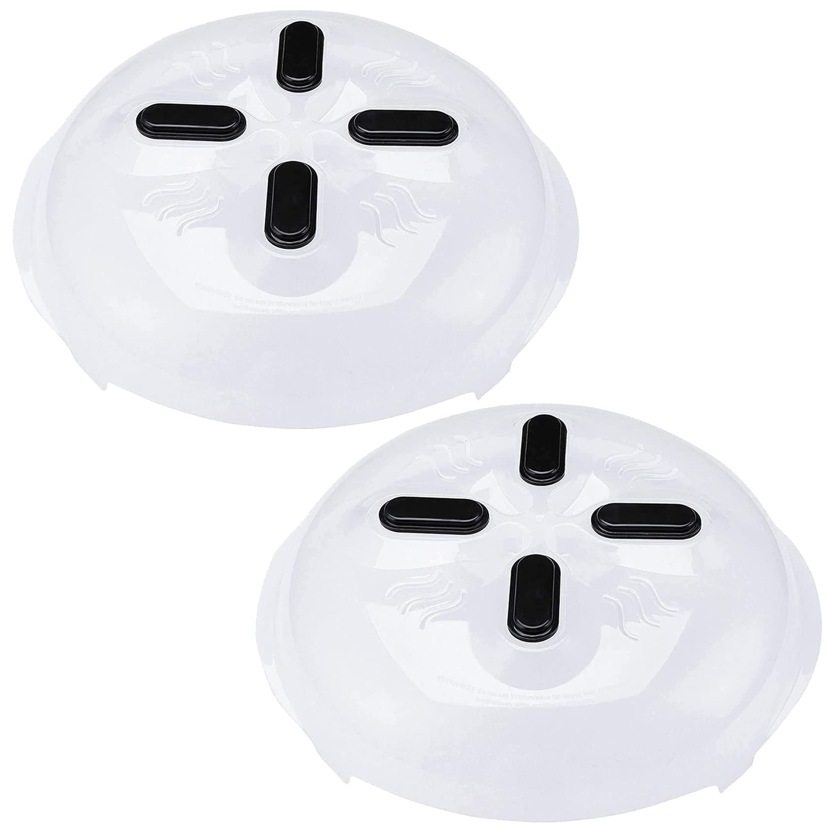 Hover Cover magnetic storage lid attached to microwave ceiling for quick access