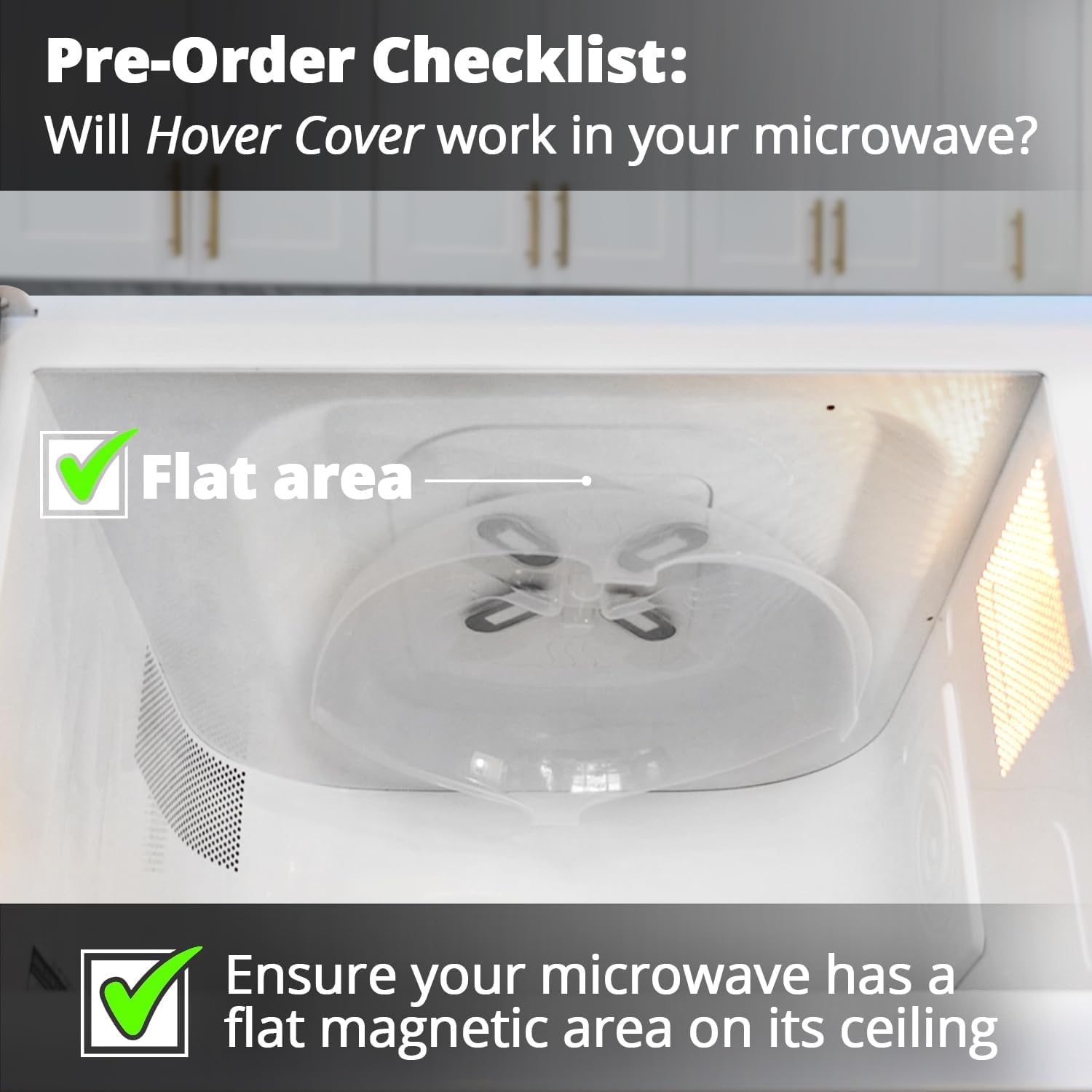 Hover Cover steam vents enable even heating for meals.