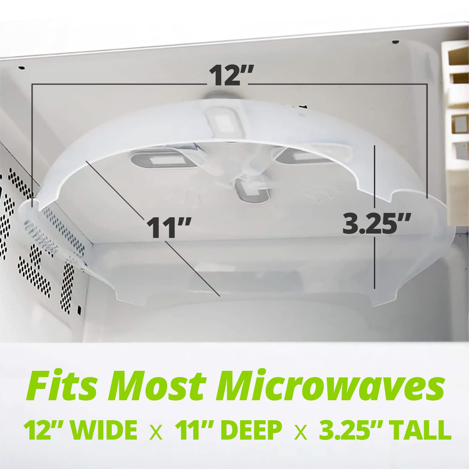 Hover Cover vented plate cover promoting even heating and texture preservation