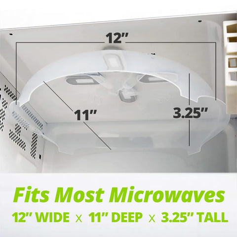 Hover Cover vented plate cover promoting even heating and texture preservation