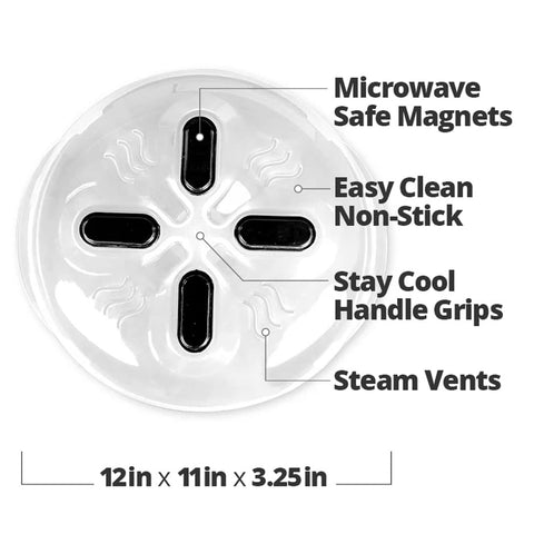 Hover Cover 300F safe material supports versatile reheating without damage