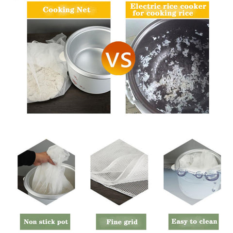 Hovoten bamboo steamer mat cloth beside pot for prep