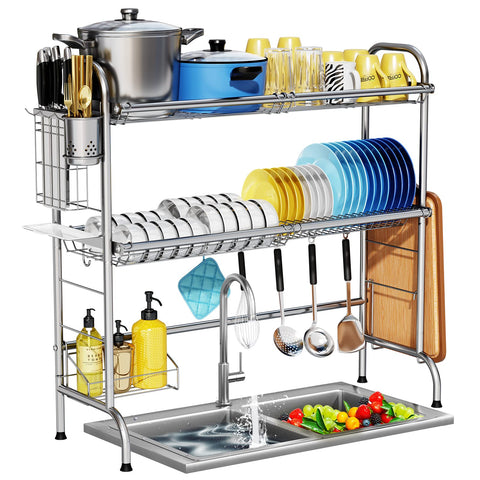 HOWDIA stainless steel rack closeup shows rugged finish and rust resistance.